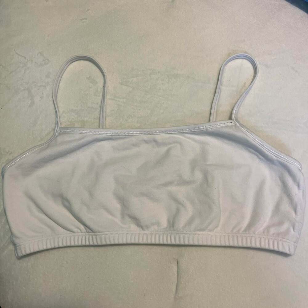 Hanes Cotton Spaghetti Strap Sports Bra
